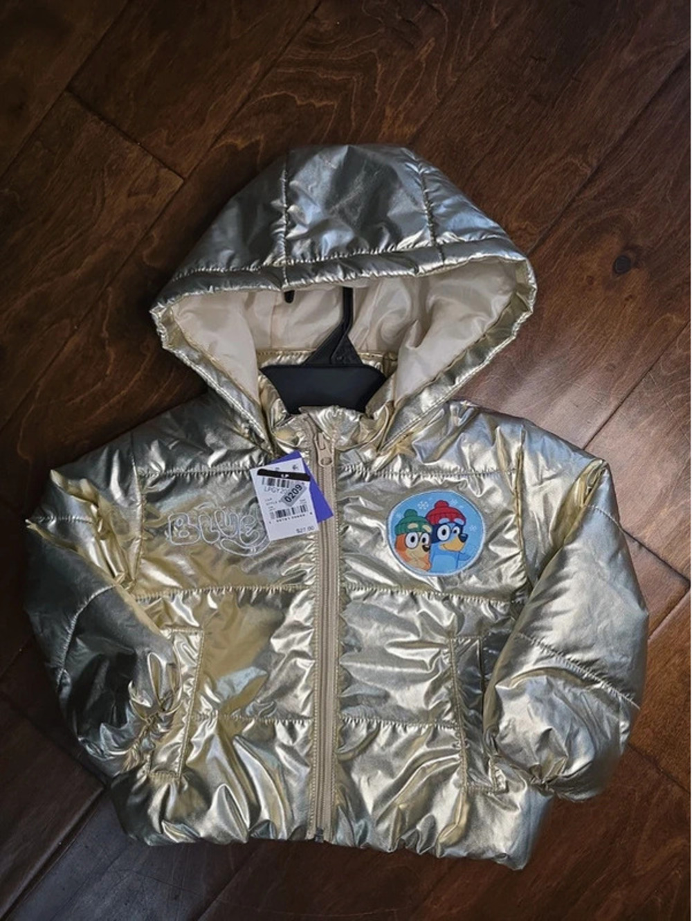 12m brand new bluey from disney puffer jacket item 209G2